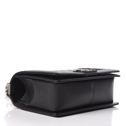 Chanel Caviar Quilted Medium Boy Flap Black 4 of 10