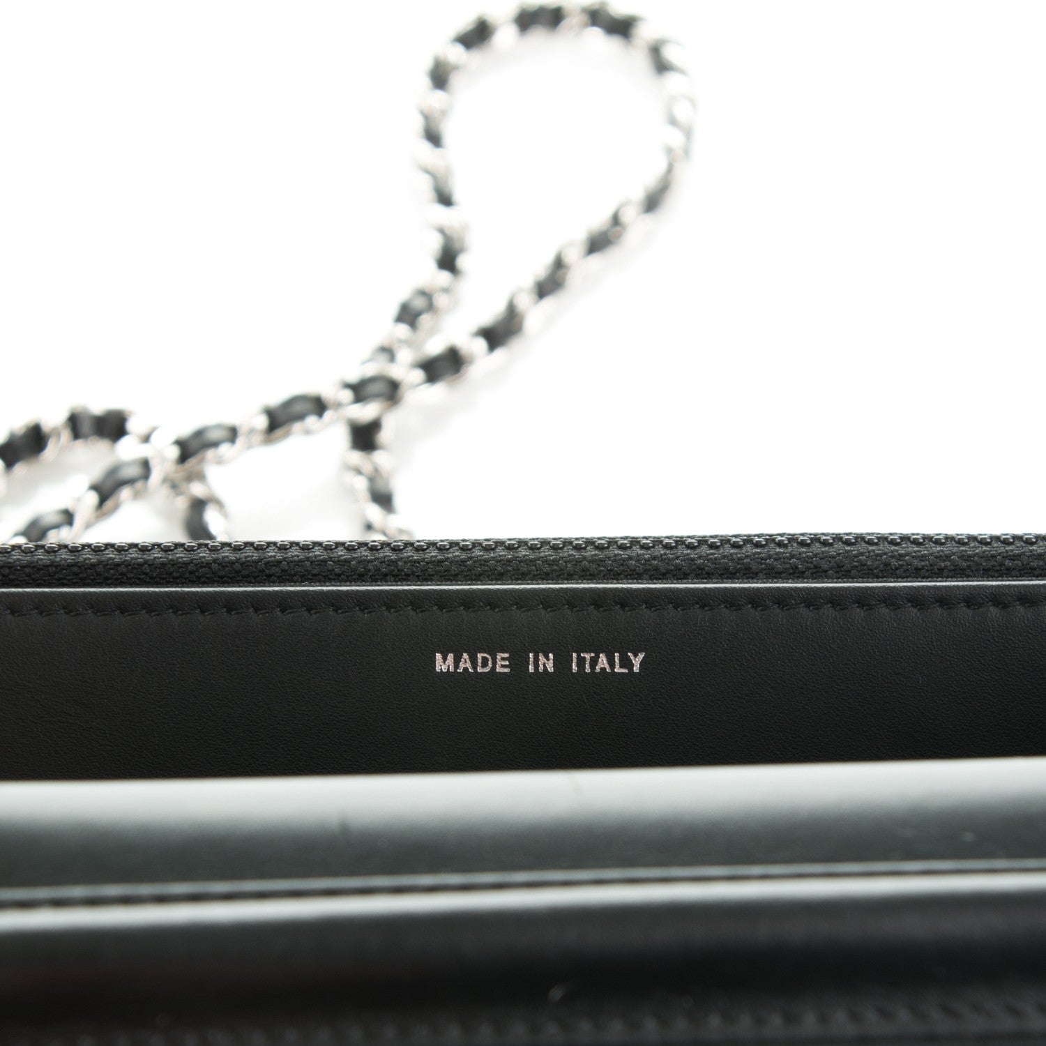 Chanel Caviar Timeless CC Wallet On Chain WOC Black 7 of 8
