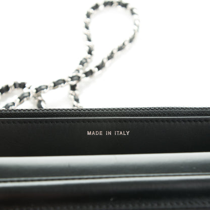 Chanel Caviar Timeless CC Wallet On Chain WOC Black 7 of 8