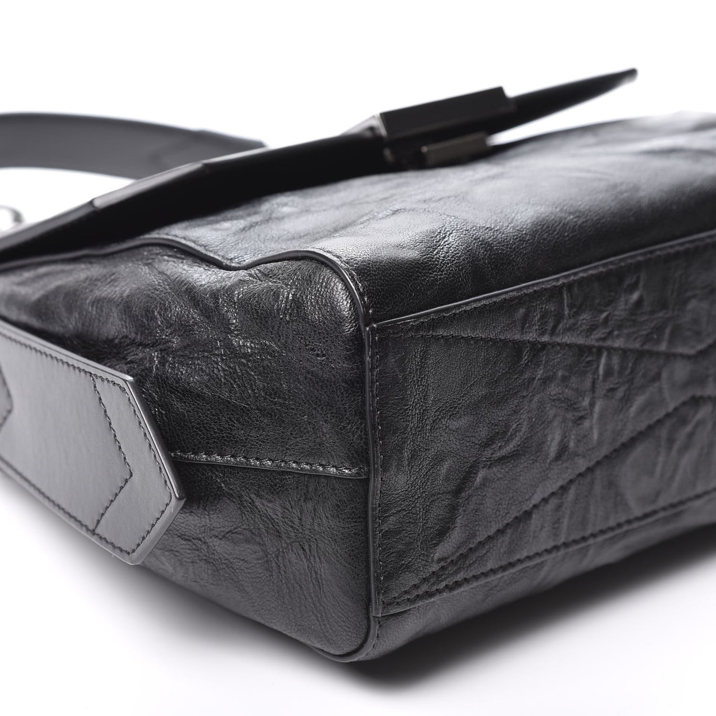 Calfskin ID Flap Black