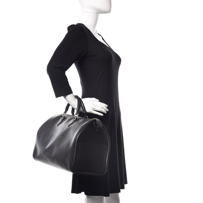 Louis Vuitton Epi Speedy 35 Black 2 of 11