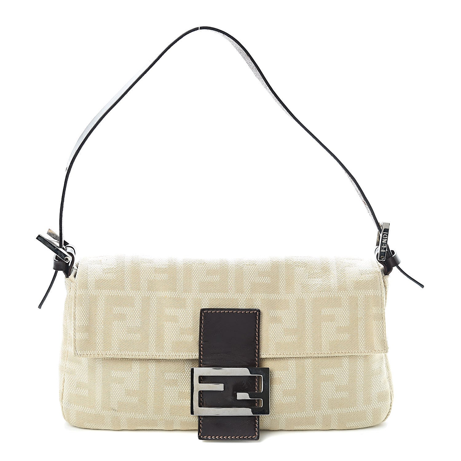 Fendi Zucca Baguette Beige 1 of 9