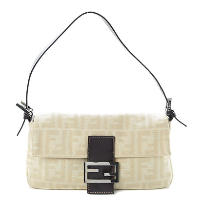 Fendi Zucca Baguette Beige 1 of 9