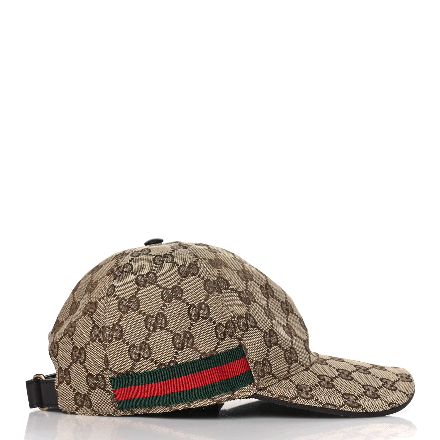 Gucci Monogram Web Baseball Hat 58 Beige Cocoa 4 of 8