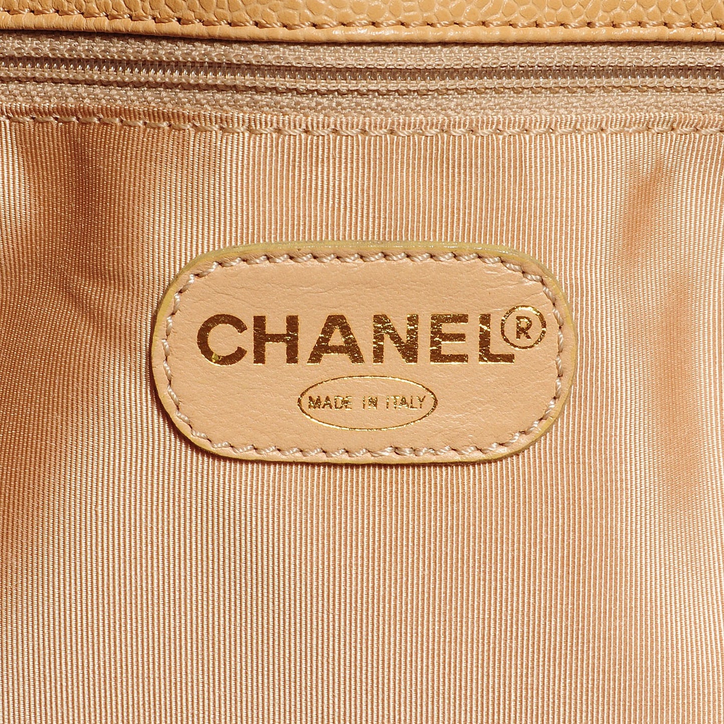 Caviar Shoulder Bag Beige