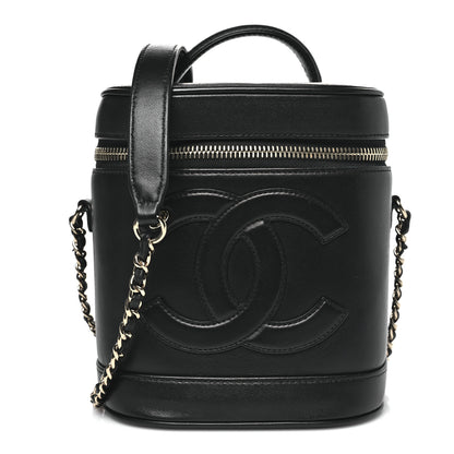 Chanel Lambskin Timeless Vanity Cosmetic Case Black 1 of 10