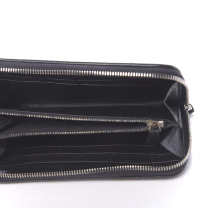 Bottega Veneta Nappa Intrecciato Zip Around Wallet Eclipse Black 5 of 7