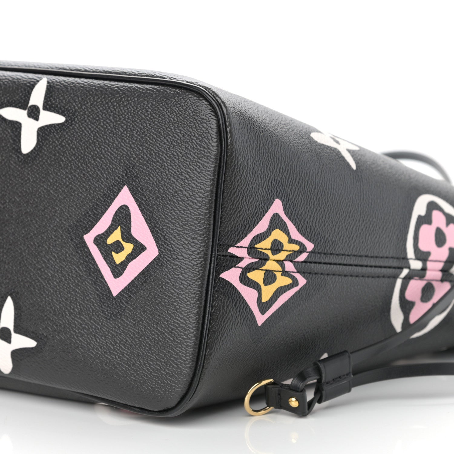 Louis Vuitton Monogram Giant Wild At Heart Neverfull MM Black 10 of 11