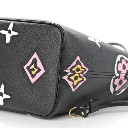 Louis Vuitton Monogram Giant Wild At Heart Neverfull MM Black 10 of 11