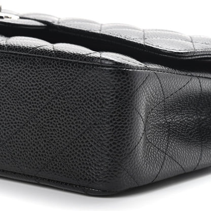 Chanel Caviar Quilted Medium Double Flap Black 10 of 11