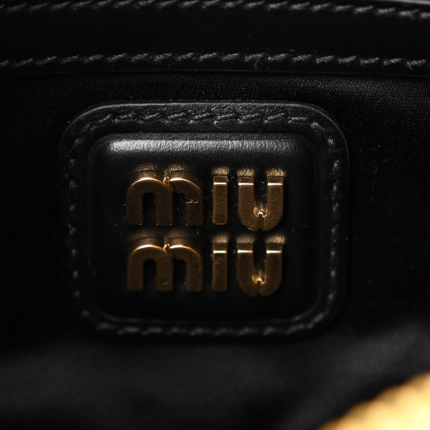 Miu Miu Calfskin Regular Arcadie Top Handle Bag Black 6 of 10