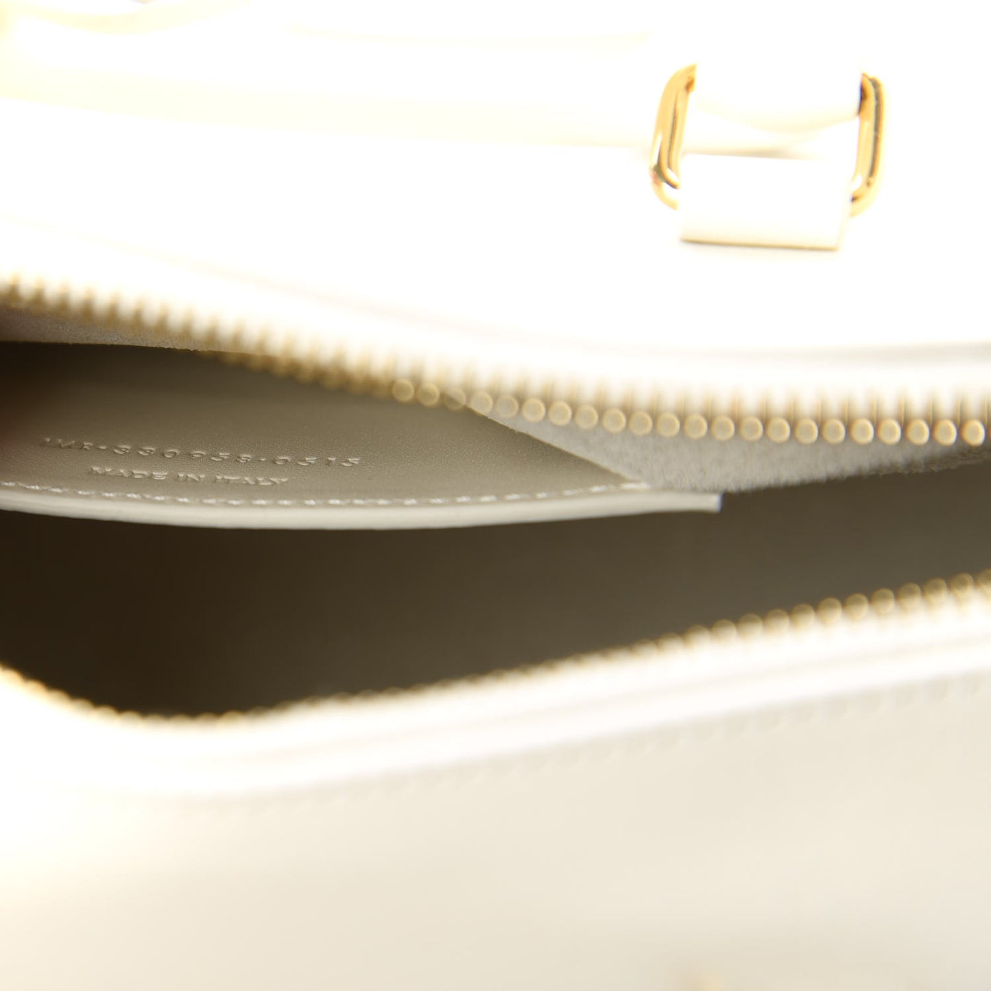 Calfskin Classic Baby Duffle Dove White