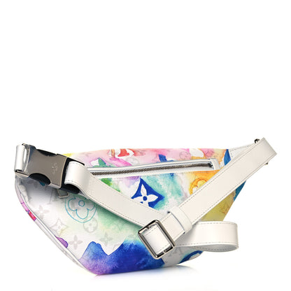 Louis Vuitton Monogram Watercolor Discovery Bumbag Multicolor 3 of 12