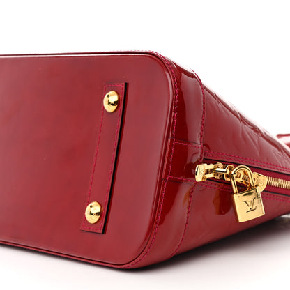 Louis Vuitton Vernis Alma PM Pomme D'Amour 10 of 14