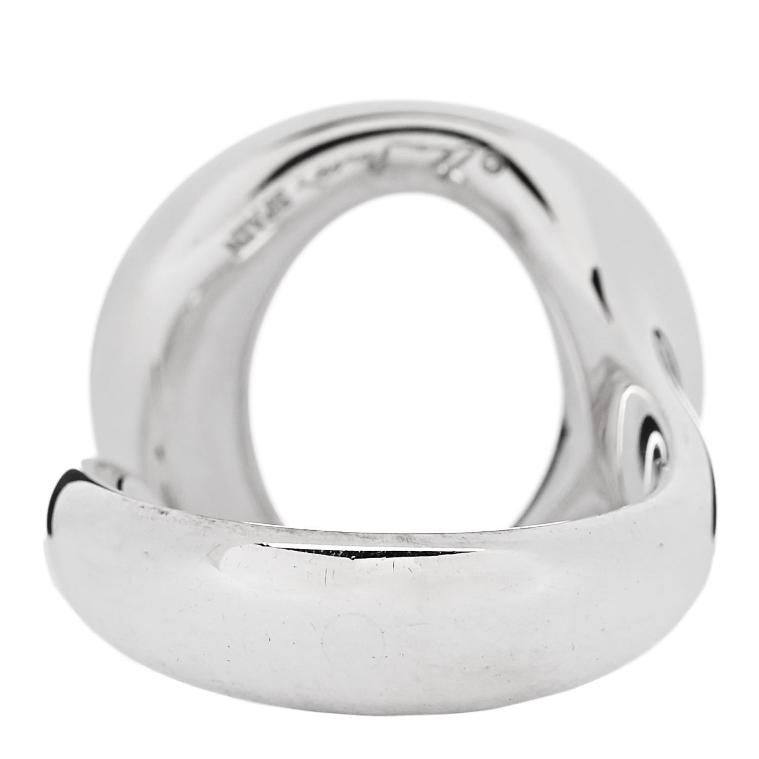 Tiffany Sterling Silver Elsa Peretti Sevillana Ring 50 5.5 4 of 5