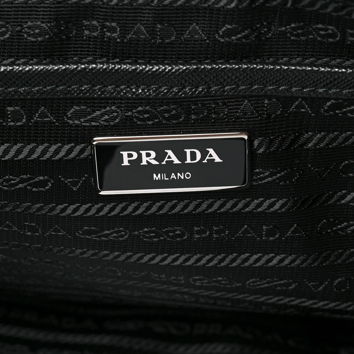 Prada Re-Nylon Saffiano Medium Backpack Black 7 of 9