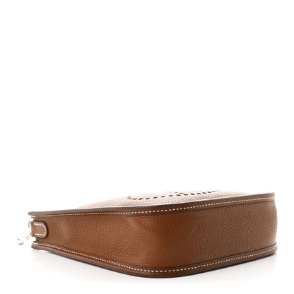 Hermes Taurillon Clemence Amazone Evelyne TPM Fauve Gold 4 of 11