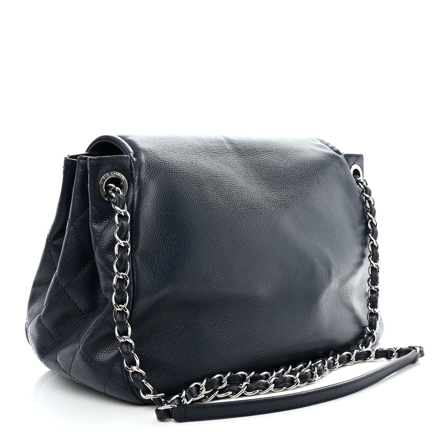 Caviar Timeless CC Accordion Flap Navy
