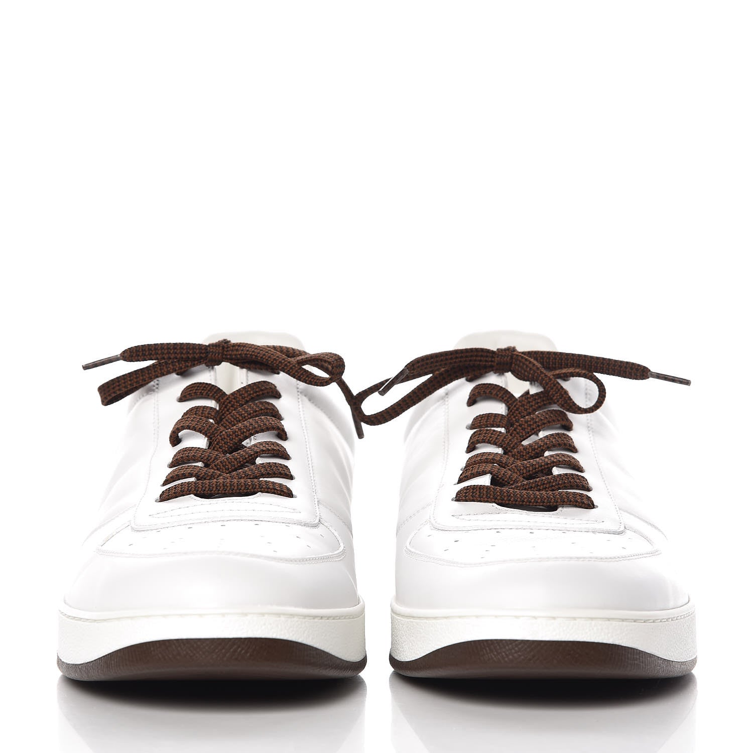 Louis Vuitton Calfskin Monogram Rivoli Sneakers 10 White 3 of 9
