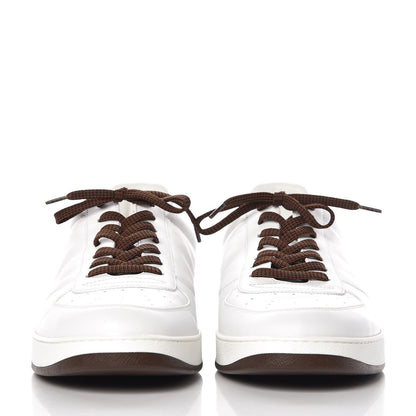 Louis Vuitton Calfskin Monogram Rivoli Sneakers 10 White 3 of 9