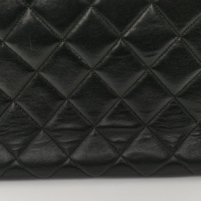 Chanel Lambskin Quilted Shoulder Bag Black 12 of 13