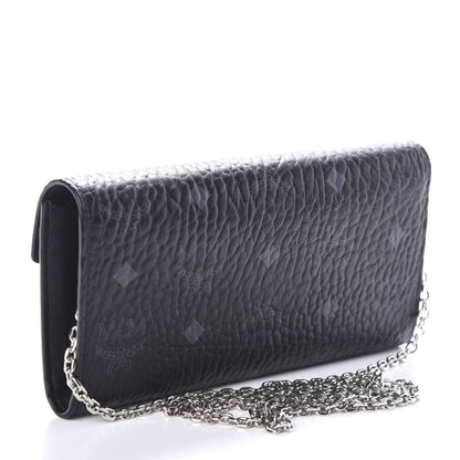 MCM Visetos Large Patricia Wallet On Chain Black 3 of 8