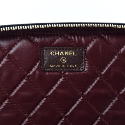 Chanel Lambskin Quilted Large Vanity Pouch Black 7 of 10