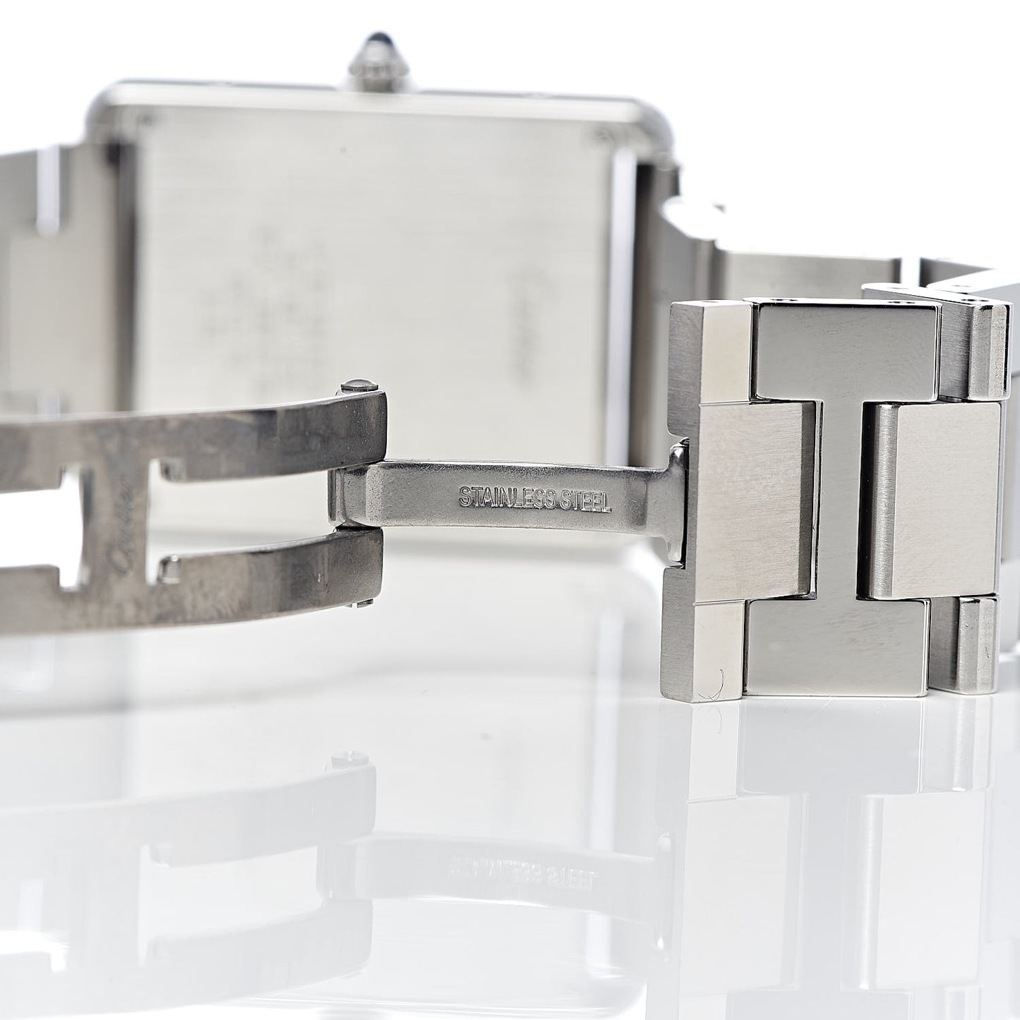 Stainless Steel 27mm Tank Solo Quartz Watch