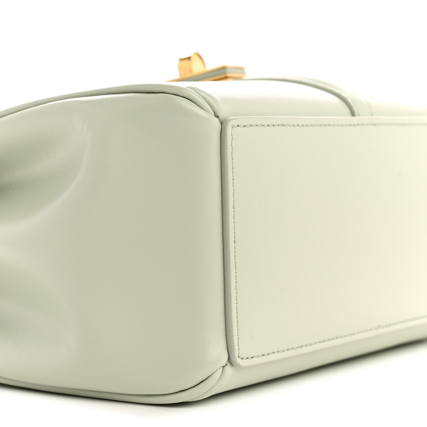 Celine Satinated Calfskin Mini 16 Top Handle Bag Jade 10 of 15