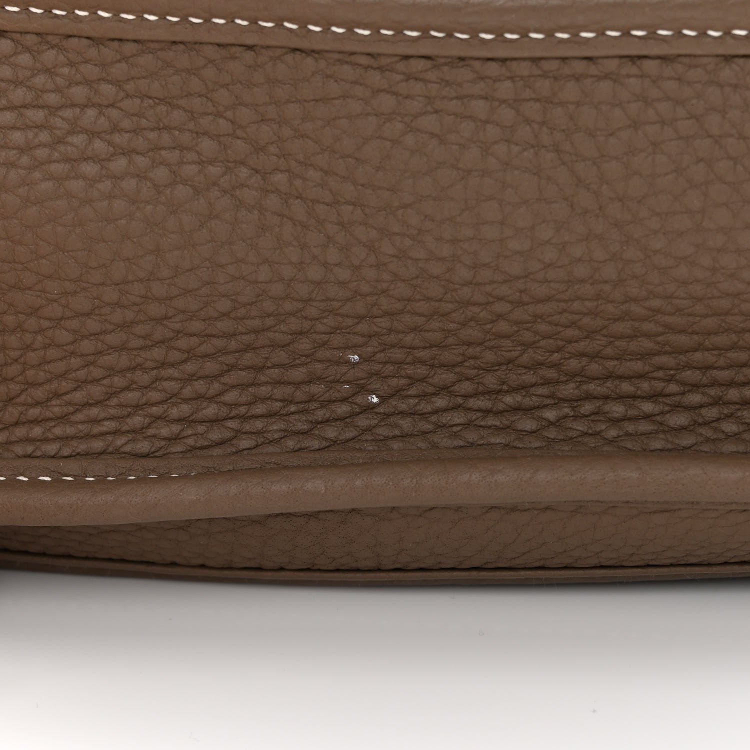 Hermes Taurillon Clemence Evelyne III PM Etoupe 9 of 13