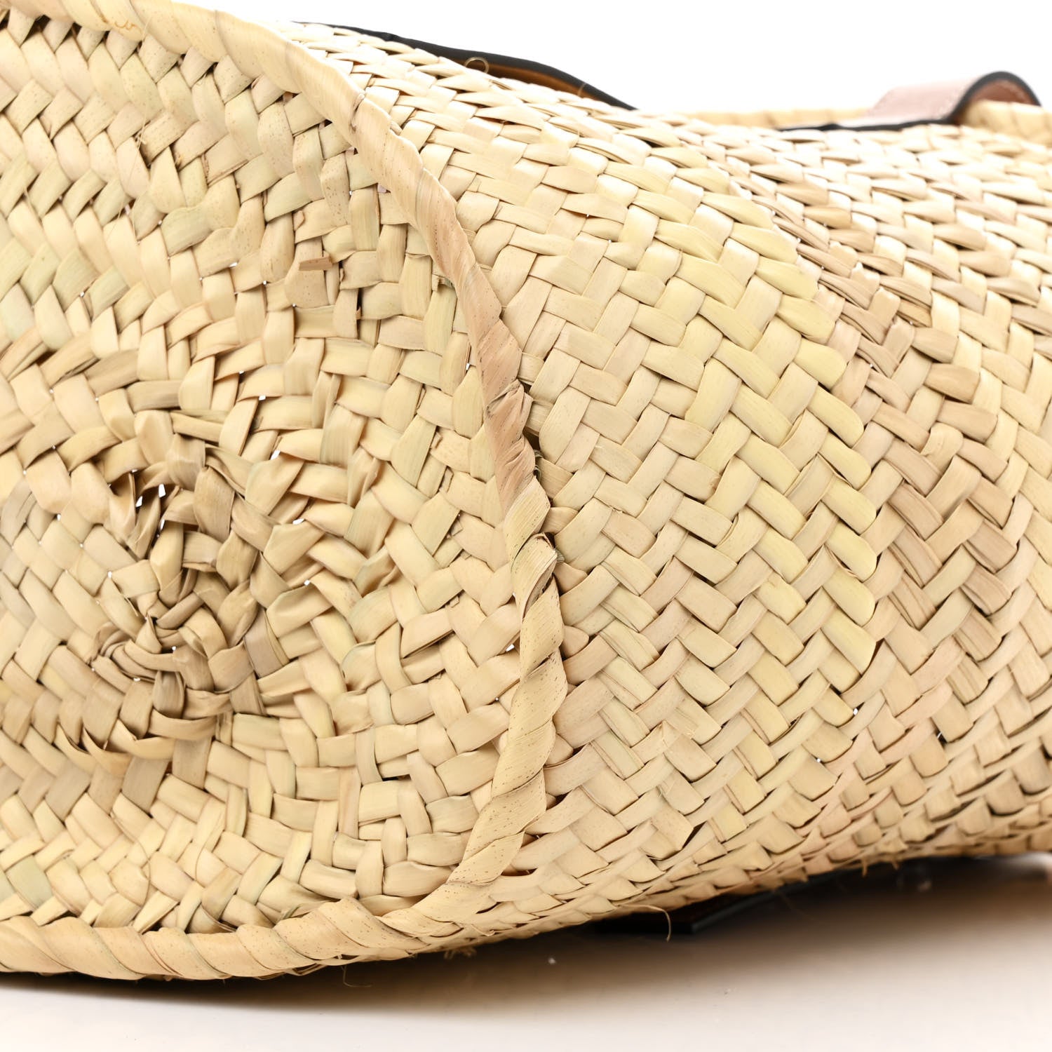 Loewe Raffia Medium Basket Tote Bag Natural Tan 9 of 9