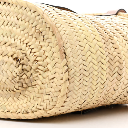 Loewe Raffia Medium Basket Tote Bag Natural Tan 9 of 9