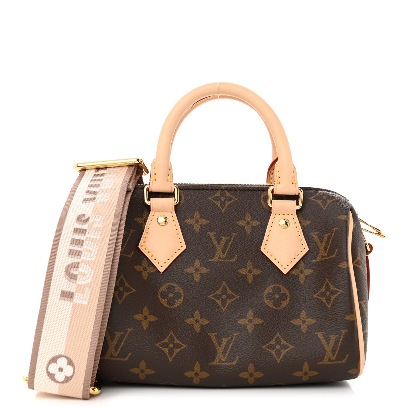 Monogram Speedy Bandouliere 20 Beige