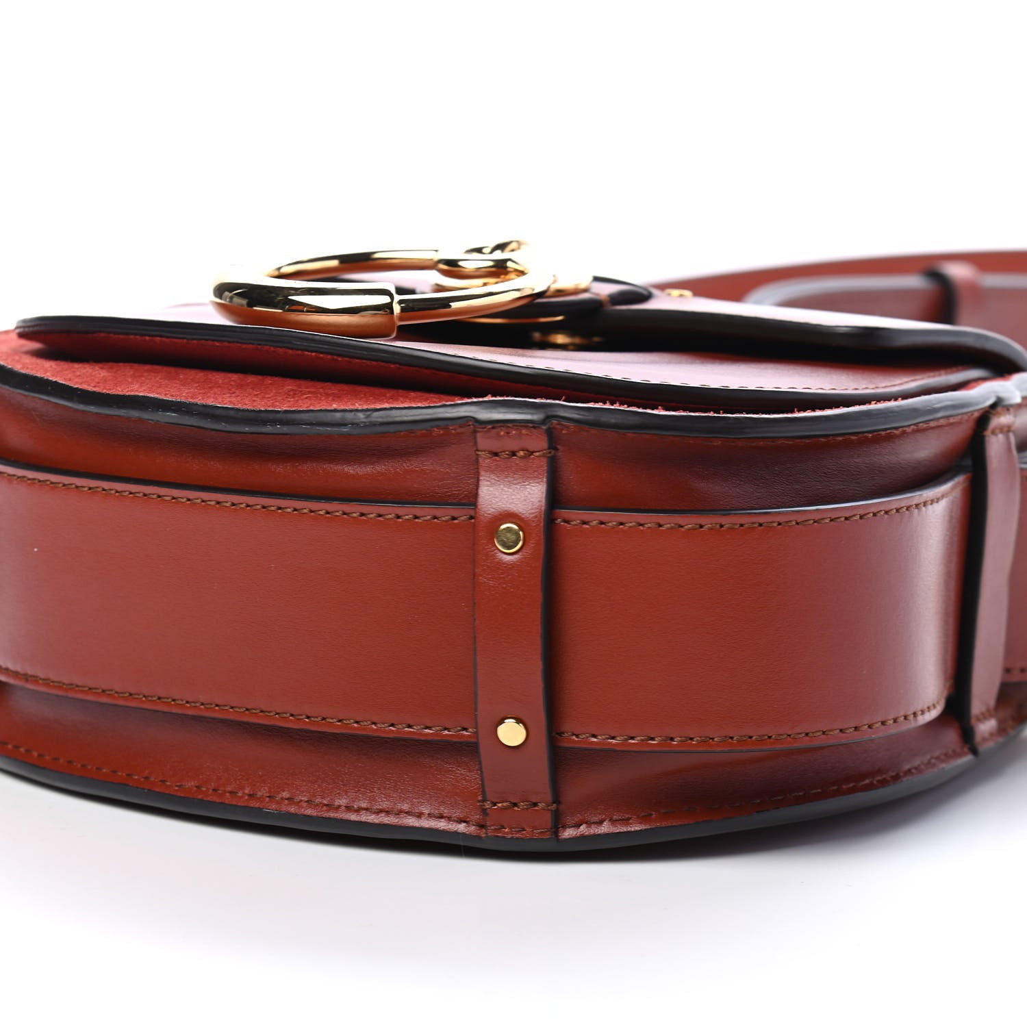 Chloe Calfskin Small Tess Bag Sepia Brown 9 of 9