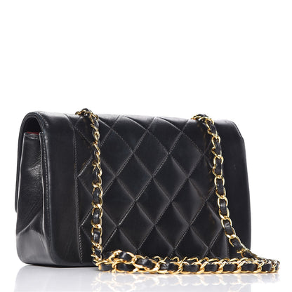 Chanel Lambskin Quilted Small Single Flap Black 3 of 16