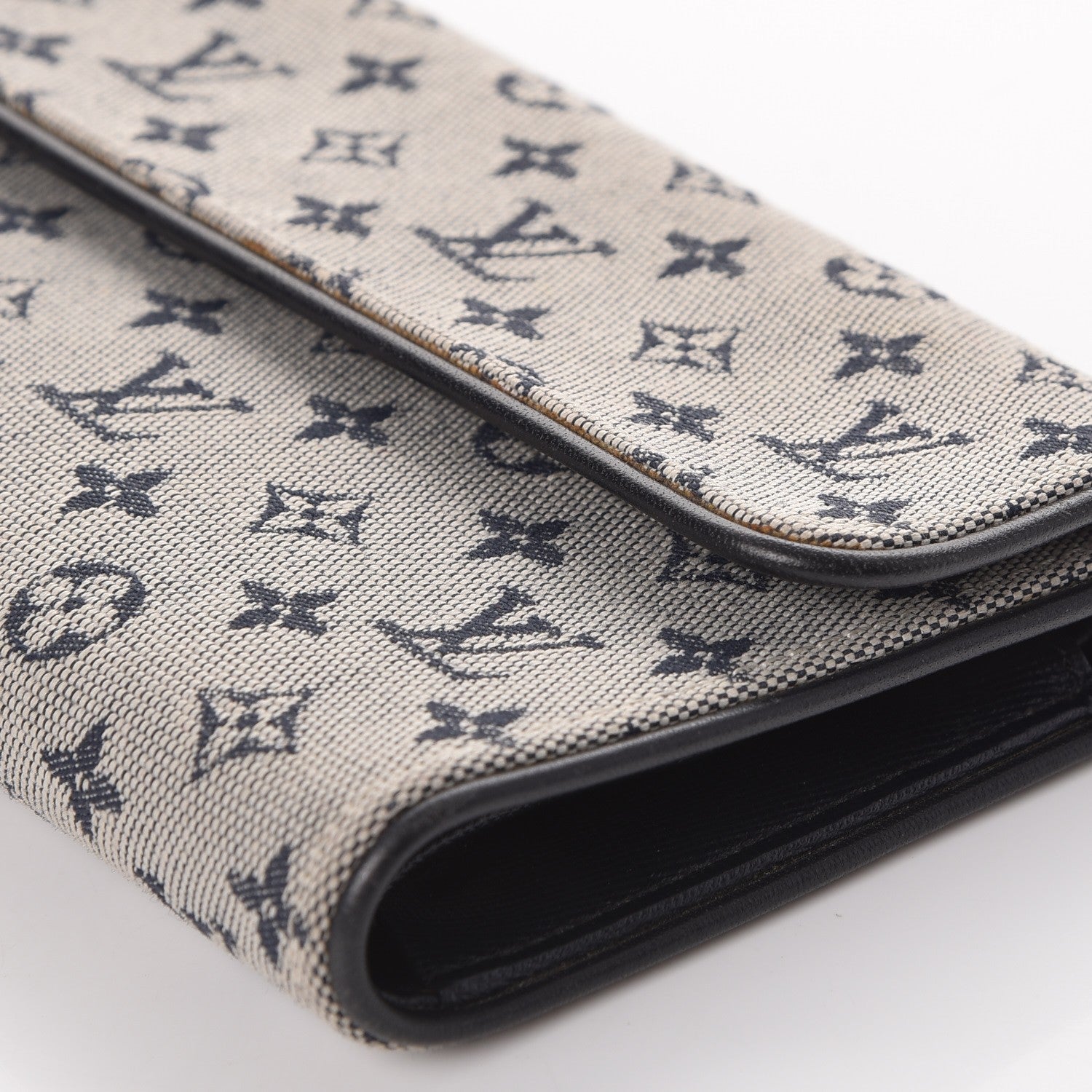 Louis Vuitton Mini Monogram Porte Tresor International Wallet Blue 9 of 11