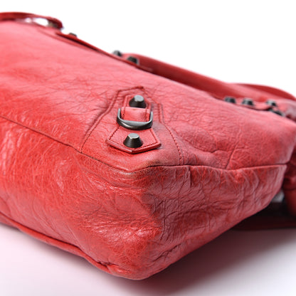 Balenciaga Agneau Classic Hardware Town Rouge Coquelicot 9 of 9