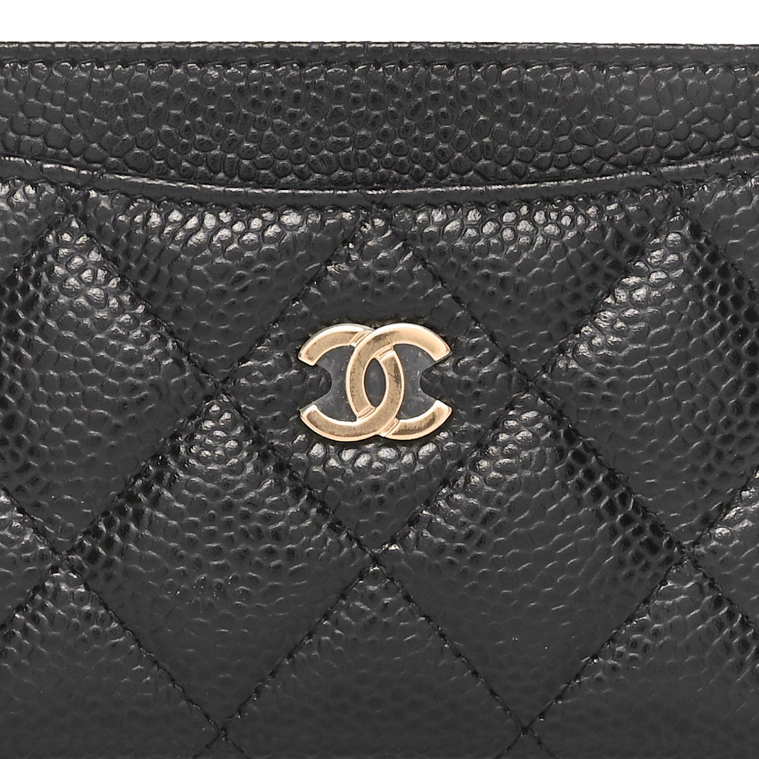 Chanel Caviar Quilted Card Holder Black 8 of 9
