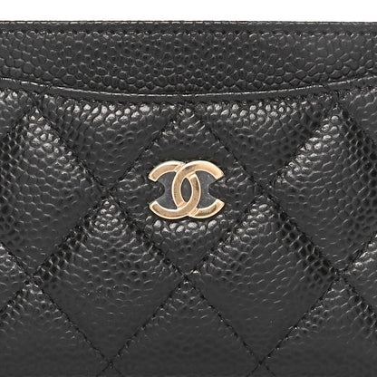 Chanel Caviar Quilted Card Holder Black 8 of 9