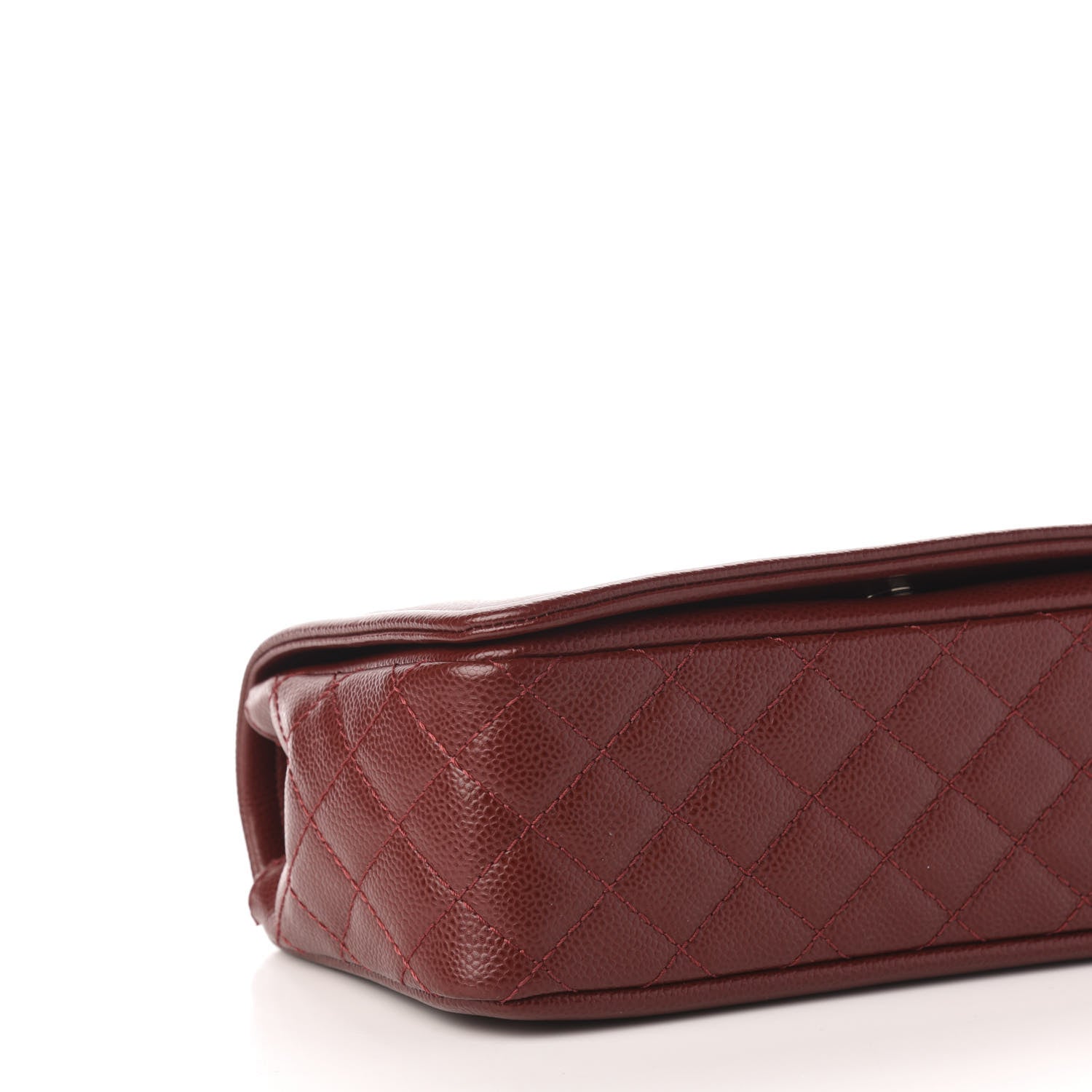 Chanel Caviar Medium Timeless CC Flap Dark Red 8 of 11