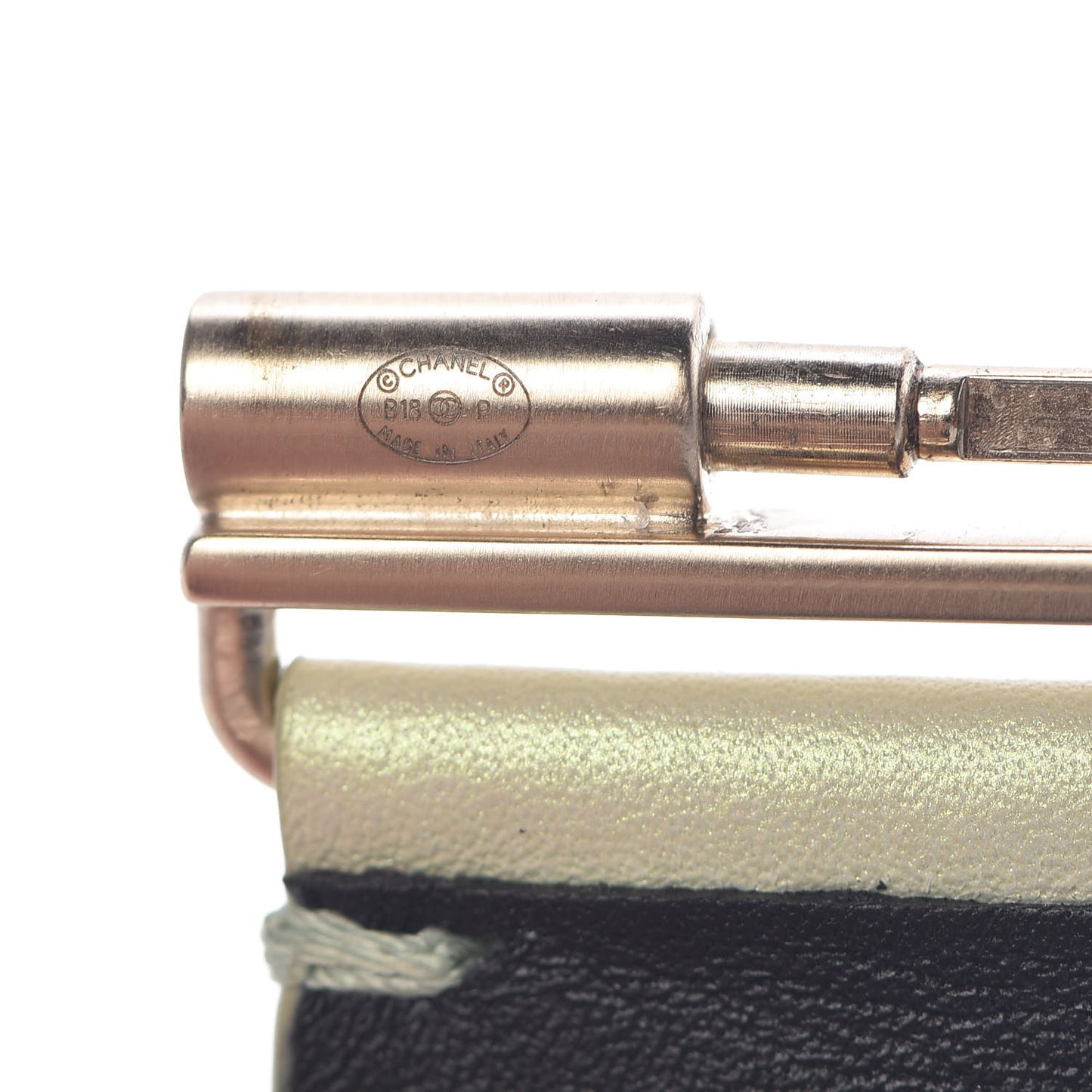 Calfskin CC Wide Cuff S Light Green
