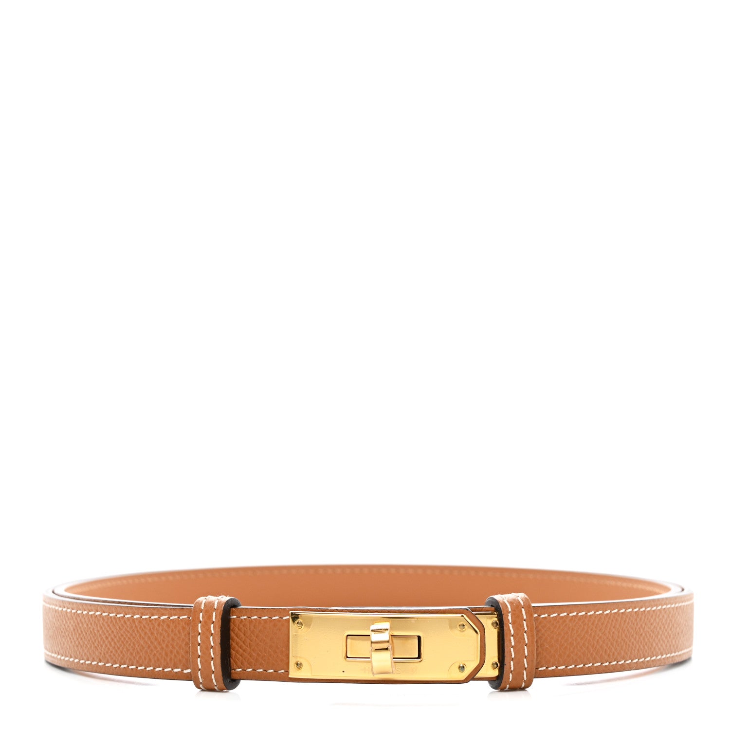 Hermes Epsom Kelly Belt Gold 1 of 5