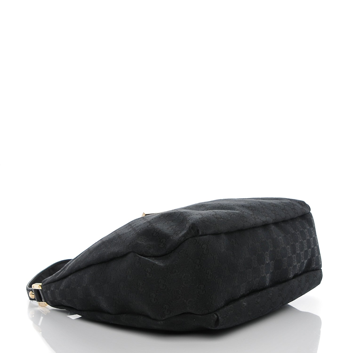 Gucci Monogram Large New Ladies Web Hobo Black 4 of 6