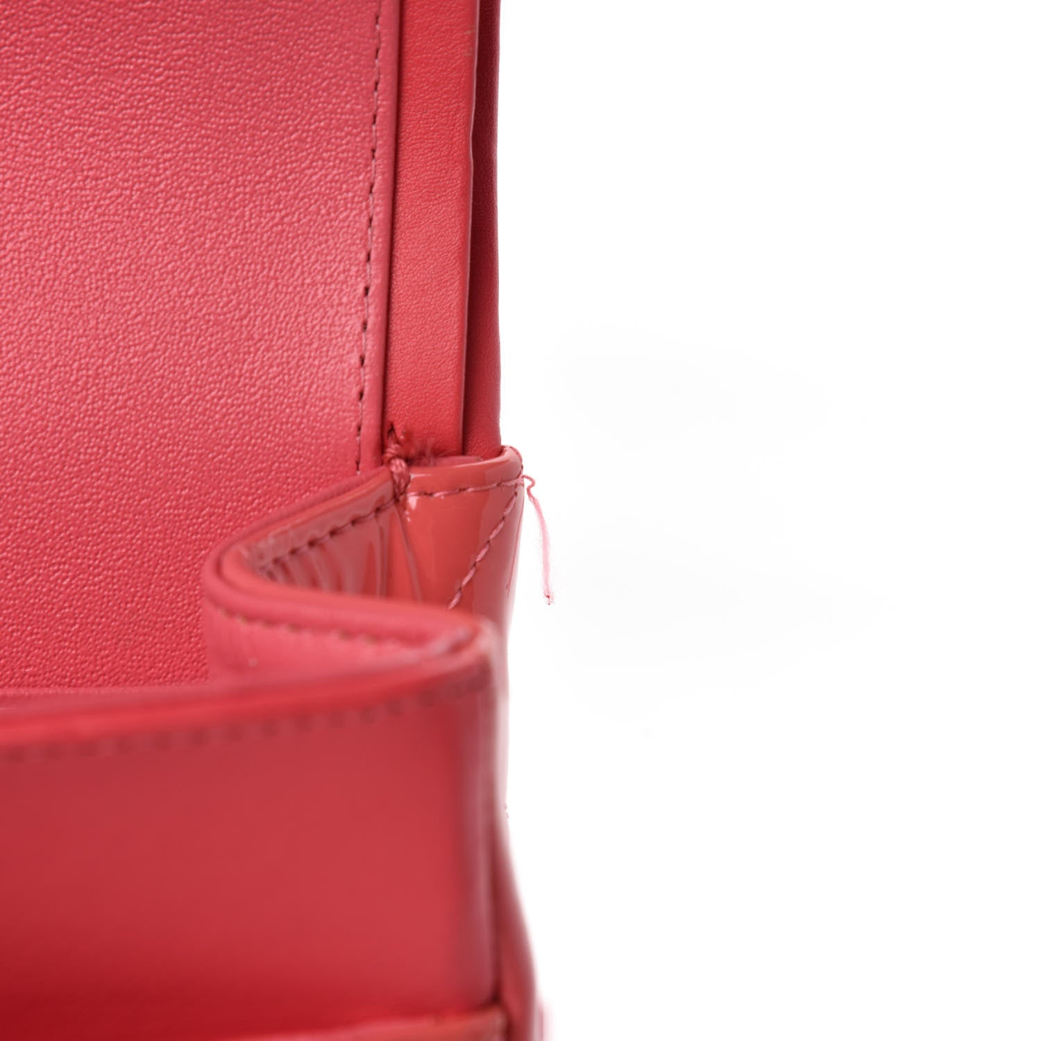 Chanel Patent Quilted Jumbo Double Flap Pink 9 of 12