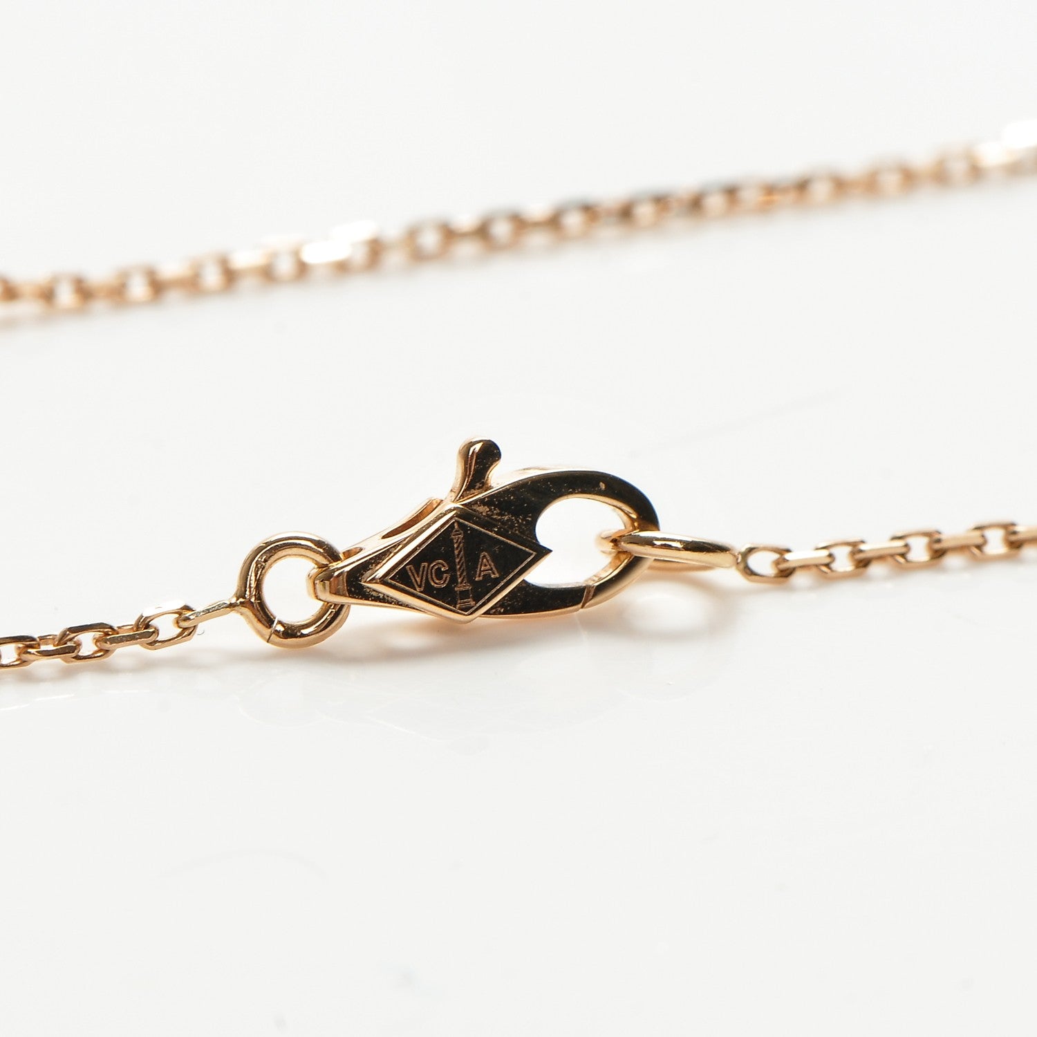 Van Cleef & Arpels 18K Rose Gold Sweet Alhambra Pendant Necklace 5 of 5