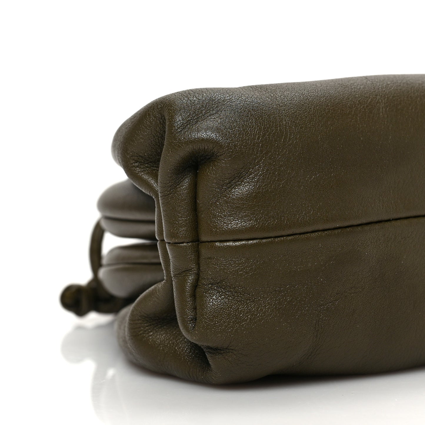 Butter Calfskin The Mini Pouch Kaki Fondente
