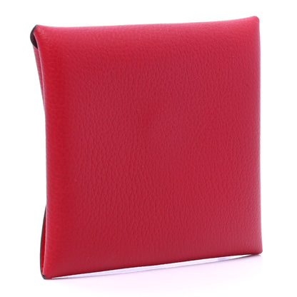 Hermes Evercolor Bastia Coin Purse Rouge Casaque 2 of 5