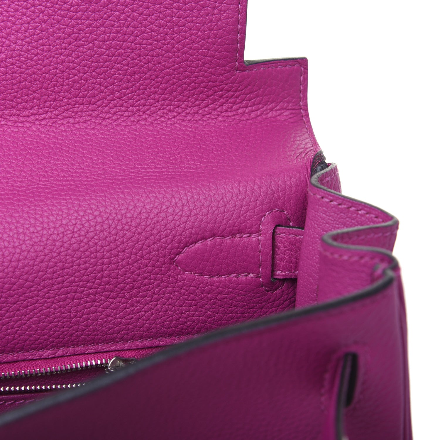 Hermes Togo Kelly Retourne 28 Rose Pourpre 15 of 42