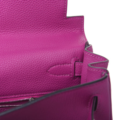 Hermes Togo Kelly Retourne 28 Rose Pourpre 15 of 42