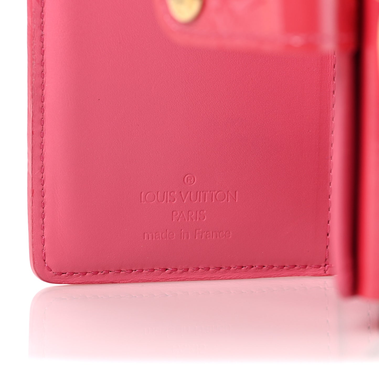 Vernis French Purse Wallet Fuchsia